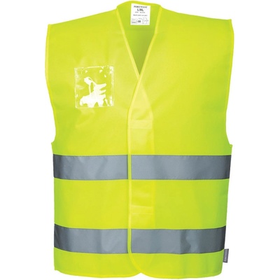 Portwest Vesta Hi Vis se jmenovkou C475 reflexní POR C475YERL Žlutá