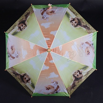 Vystřelovací dětský deštník Kara oranžový