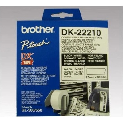 Brother 29mm x 30,48m, 1x10 štítků Dk-22210 – Zboží Mobilmania