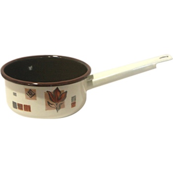 14 см емайлирана касерола с декор Рустика (415/14 (12-1722))