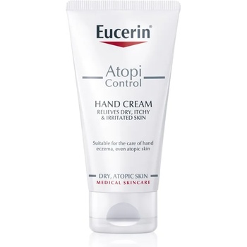 Image 1 of Eucerin AtopiControl крем за ръце за суха към атопична кожа с екстракт от овес 75ml