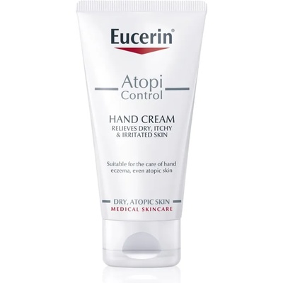 Eucerin AtopiControl крем за ръце за суха към атопична кожа с екстракт от овес 75ml