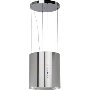 Klarstein Barett, островен абсорбатор, Ø 38 cm, рециркулация 522 m³/h, LED, филтър с активен въглен, неръждаема стомана (TK15-Barett-SS) (TK15-Barett-SS) - electronic-star