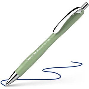 Schneider Химикалка, 0, 7 мм, с бутон, SCHNEIDER "Slider Rave XB", органично зелена 132544 (132544)