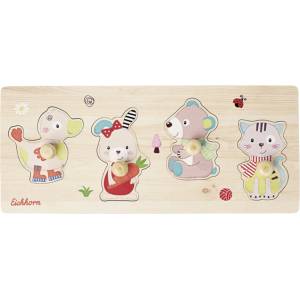 Eichhorn Дървен пъзел Eichhorn 100005478 Friends с 4 животни