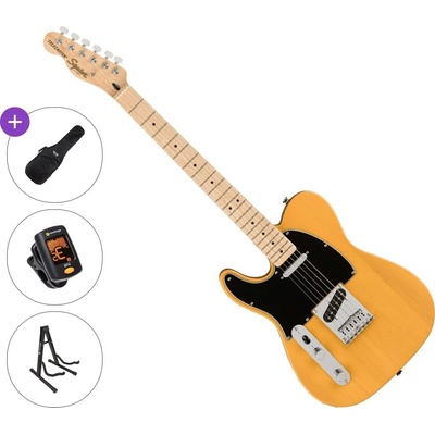 Squier Affinity Series Telecaster LH MN BPG Basic SET Butterscotch Blonde Електрическа китара