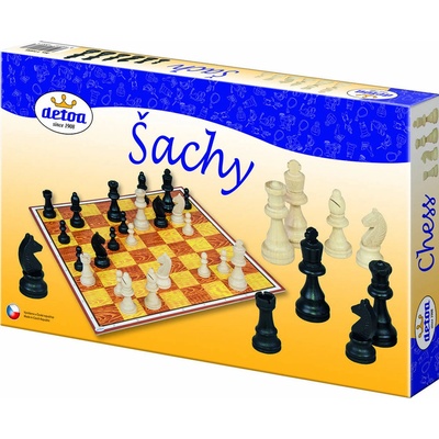 Společenská hra Šachy dřevěné figurky společenská hra (8592190120443)
