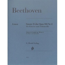 Violončelo Sonata D Major Op. 102 No. 2 noty pre violončelo a klavír od Ludwig van Beethoven