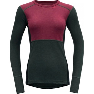 Devold Lauparen Merino 190 Shirt Woman beetroot/woods/ink XS