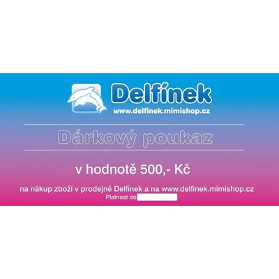 Dárkový Poukaz ZÁLOHA: 500