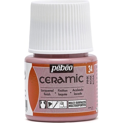 Pébéo Farba na keramiku Ceramic 45 ml 34 Pink
