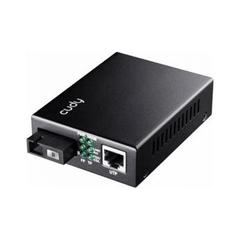 Cudy Медиен конвертор Cudy MC100GSB-20B, SC fiber port, RJ-45, 20 km, CUDY-CONV-MC100GSB-20B