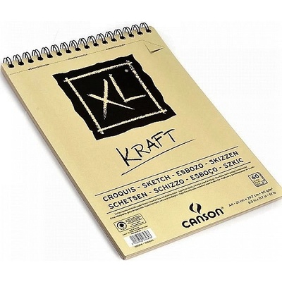 Skicák Canson XL Kraft A4 90g 60 listů