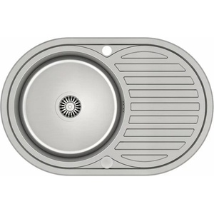 Quadron Вградена мивка Quadron Pop Tom 211 от неръждаема стомана, сатенирана неръждаема стомана 77x50 см (HD211SAT7750) Мивка за вграждане