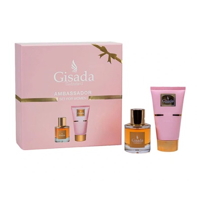 Gisada Ambassador Подаръчен комплект за жени Размер EDP 50 ml + 100 ml душ гел