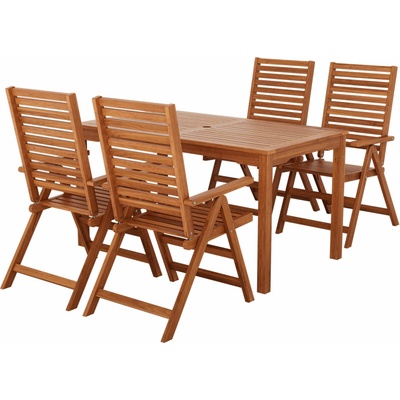 LIVARNO Sada zahradního nábytku Sevilla, 5dílná, akácie – Zbozi.Blesk.cz