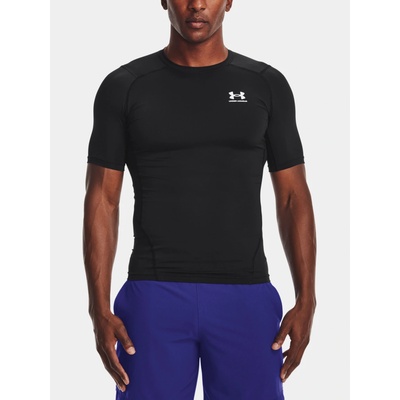 Under Armour pánské kompresní tričko HG Armour Comp SS-BLK černé