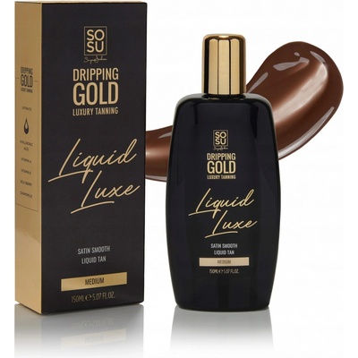 Dripping Gold Luxury Tanning Liquid Luxe samoopaľovacia voda na telo Medium 150 ml