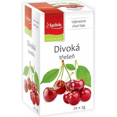 Apotheke Premier Divoká třešeň čaj 20 x 2 g