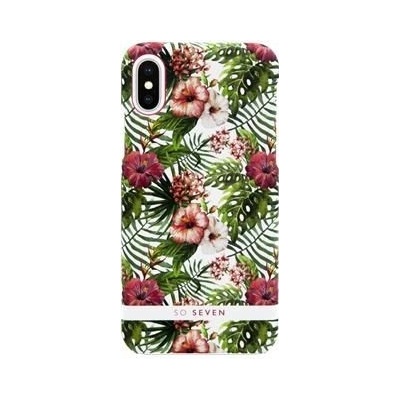 Pouzdro SoSeven SVNCSRIO2IP8 Rio Hibiscus Apple iPhone X/Xs růžové