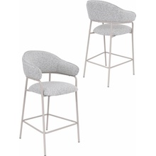 Avida Design Livia s opěrkou na nohy šedá / kašmír