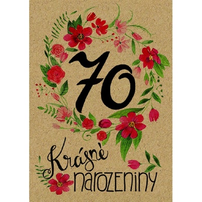 Baloušek BeBechy - přání 70, A6, kraftový papír