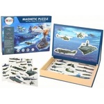 LEAN Toys A set of educational magnetic puzzles with a military ship motif