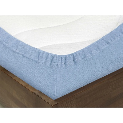 Dreamy Linens Plachta froté napínacia svetle modrá 70x140