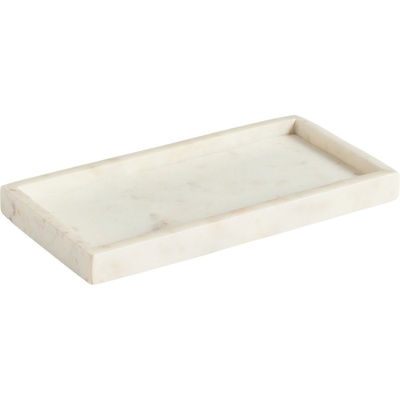 Kave Home Bílý mramorový tác Serela 35 x 18 cm