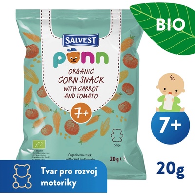 SALVEST Põnn BIO Rajčatové křupky 9 x 20 g