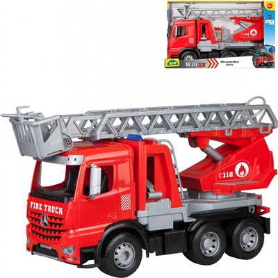 Lena Auto hasiči Mercedes-Benz Arocs 47cm s žebříkem stříkající vodu