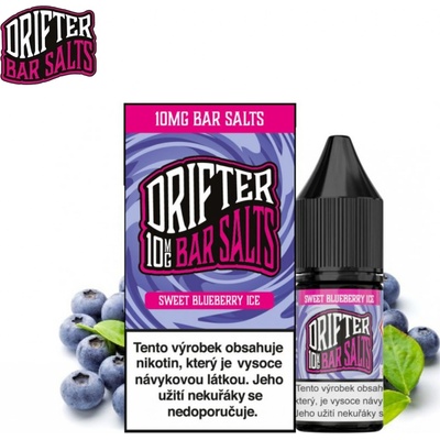 Drifter Bar Salts Sweet Blueberry Ice 10 ml 10 mg