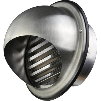 Image 1 of Dalap Вентилационна решетка от неръждаема стомана с фланец, капак и мрежа Ø 150 мм (99334)