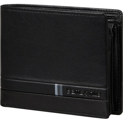 pánska kožená peňaženka Samsonite Flagged SLG 046 Billfold 6Cc 2 Comp. C [140977] 09 Black SA