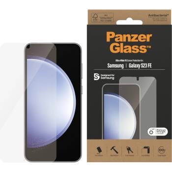 Panzer Стъклен протектор PanzerGlass Samsung S23 FE, CaseFriendly, AB - Черен