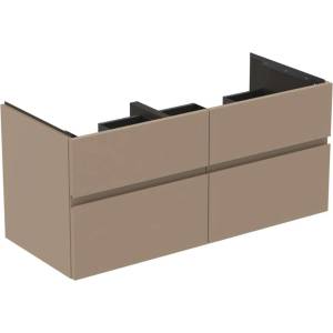 Ideal Standard Finesse - Шкафче за умивалник, 120x51x55 см, 4 чекмеджета, Matt Greige E3399UP (E3399UP)