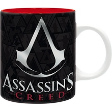 AbyStyle hrnček Assassin's Creed Crest Black & Red 320 ml