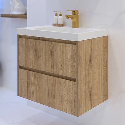 Triano Долен pvc шкаф с умивалник Орегон