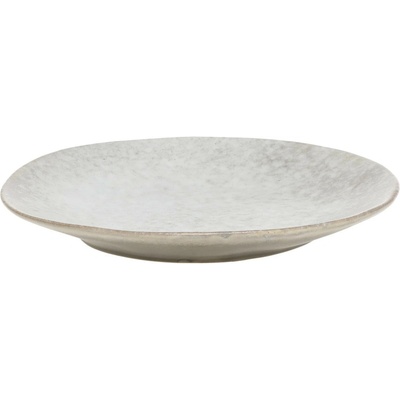 Chic Antique Béžovo-sivý rustikálny jedálenský tanier Valence Dusty Stone 27 x 3 cm