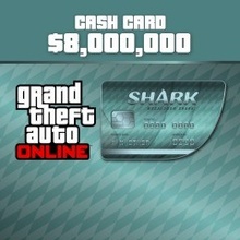 Grand Theft Auto Online Megalodon Shark Cash Card 8,000,000$