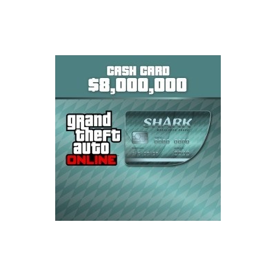 Grand Theft Auto Online Megalodon Shark Cash Card 8,000,000$