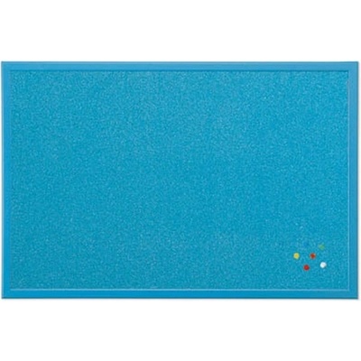 Bi-Office 20x24 см синя табела от корк с рамка P8120-0159 (P8120-0159)