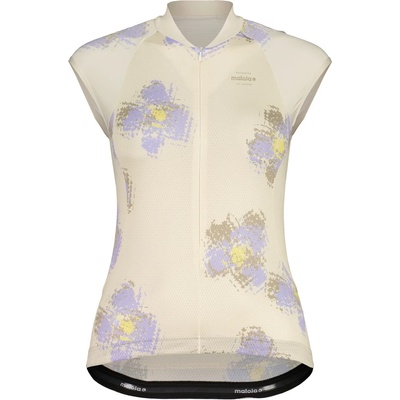 Maloja Дамска фланелка с къс ръкав за колоездене Maloja Women's SundaM. Top Cycling jersey - Shaded White Joy (156-3055-0413)