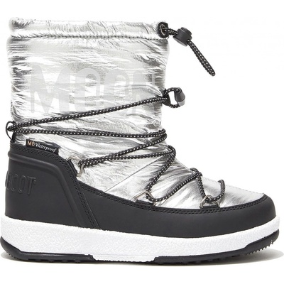 Moon Boot jr girl boot met Silver