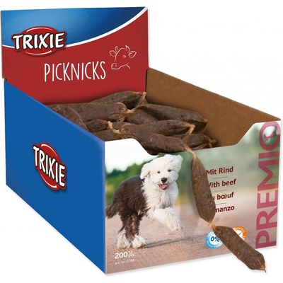 TRIXIE Premio PICKNICKS klobásky Hovězí maso 8 g 1 ks