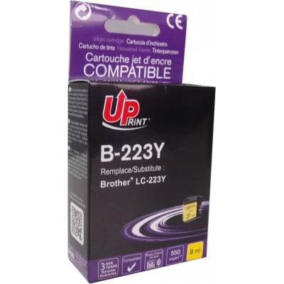 Compatible Мастилница UPRINT LC223 BROTHER, Yellow (7211)