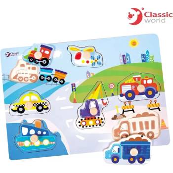 Image 1 of Classic World Дървен Пъзел Трафик - Classic World