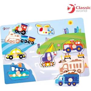 Classic World Дървен Пъзел Трафик - Classic World