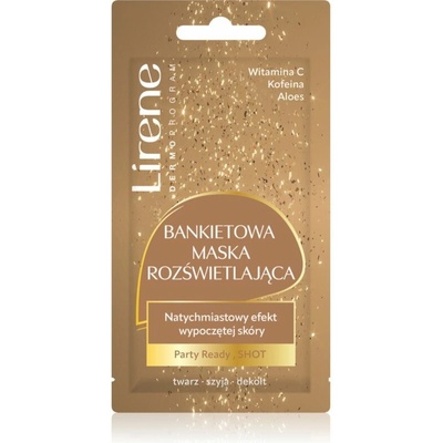 Lirene Face Mask Party Ready Shot rozjasňující maska 8 ml