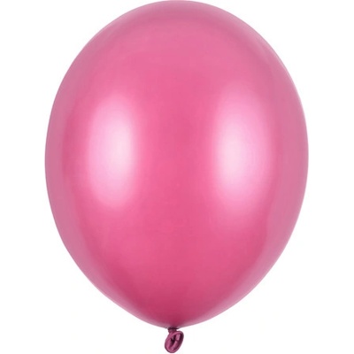 PartyDeco Balónek sytě růžový metalický 27 cm